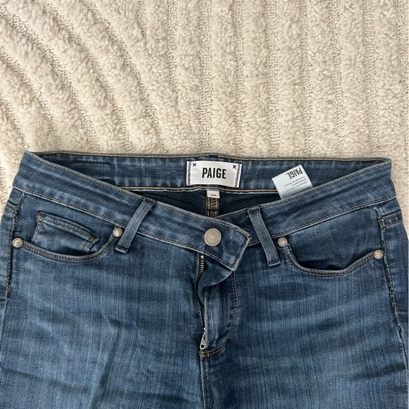 Paige Mid Wash Skinny Jeans - Picture 2 of 4